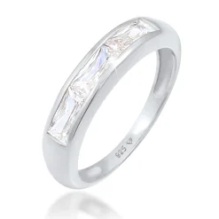 Elli "Ring | Zirkonia ( Weiß )< Ringe|Silber