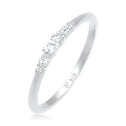 Elli "Ring | Zirkonia ( Weiß )< Roségold|Ringe