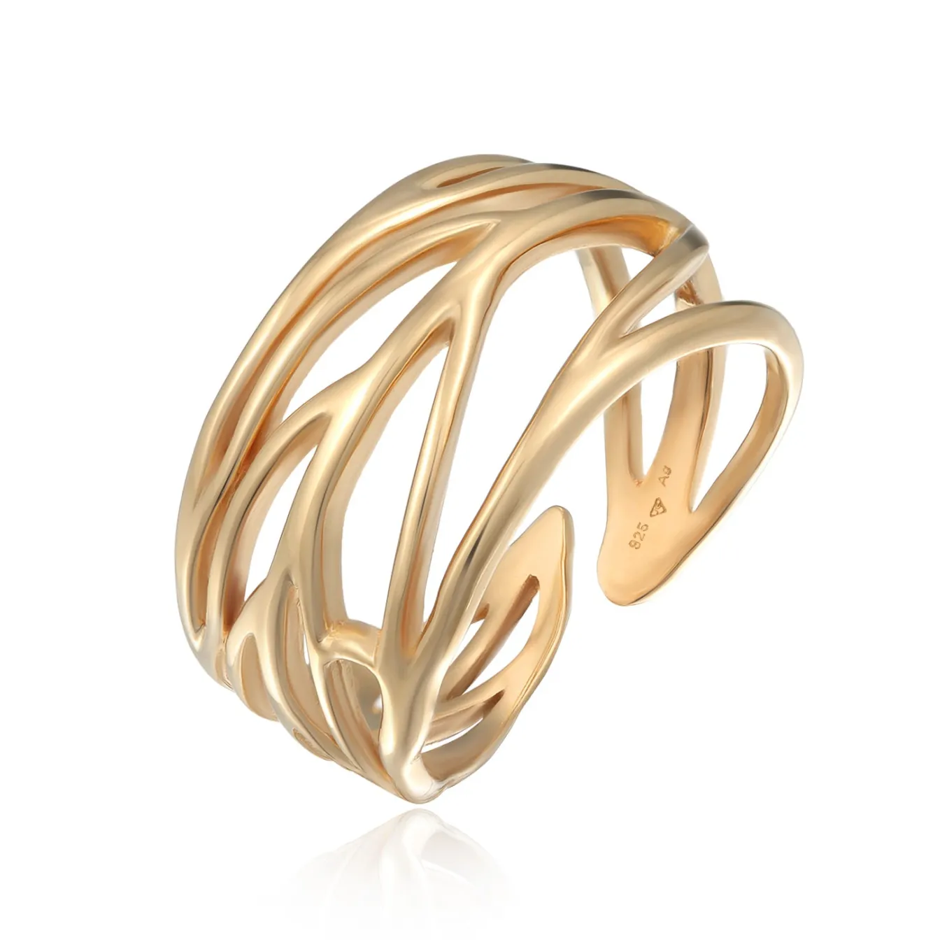 Elli "Ring Blatt< Symbol-schmuck|Ringe