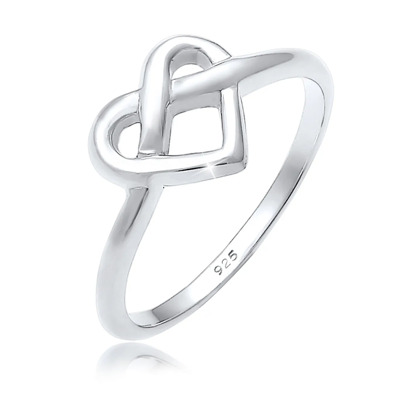 Elli "Ring Brezel< Symbol-schmuck|Herz-schmuck