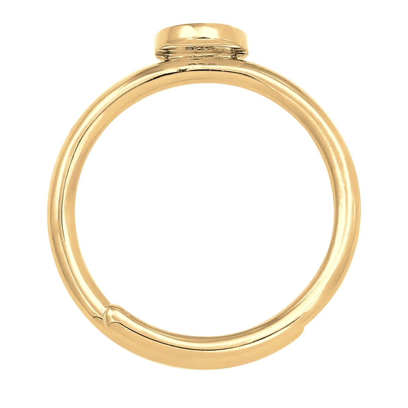 Elli "Ring Buchstabe< Personalisierter Schmuck|Ringe