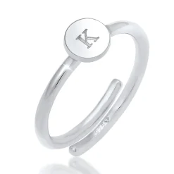 Elli "Ring Buchstabe< Personalisierter Schmuck|Ringe