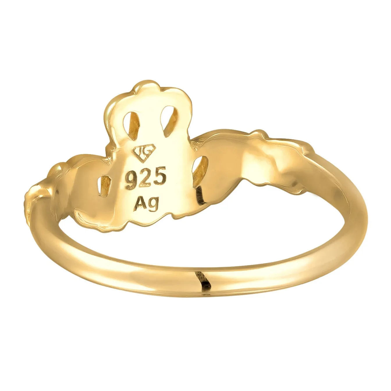 Elli "Ring Claddagh< Symbol-schmuck|Herz-schmuck