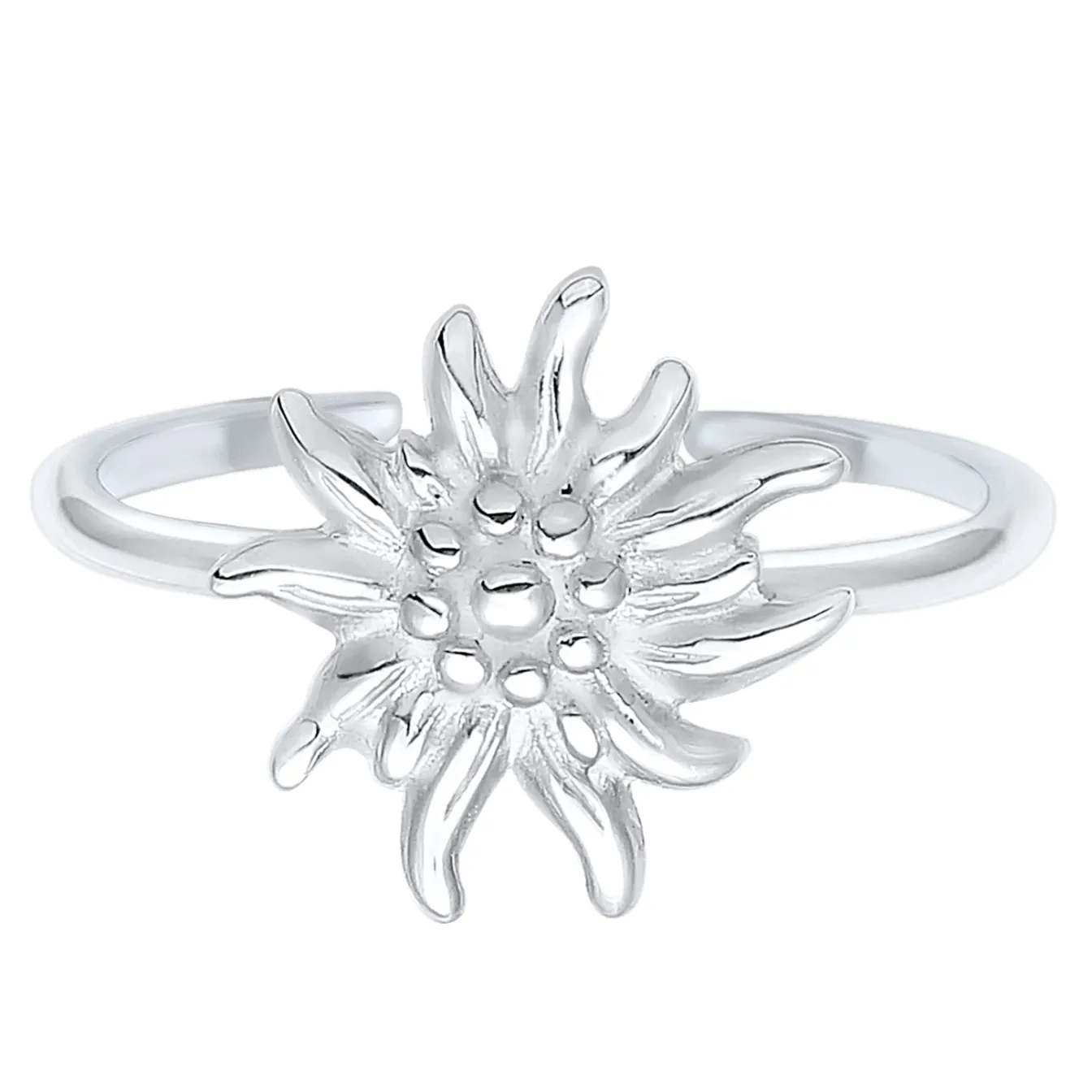 Elli "Ring Edelweiss< Ringe|Vergoldet