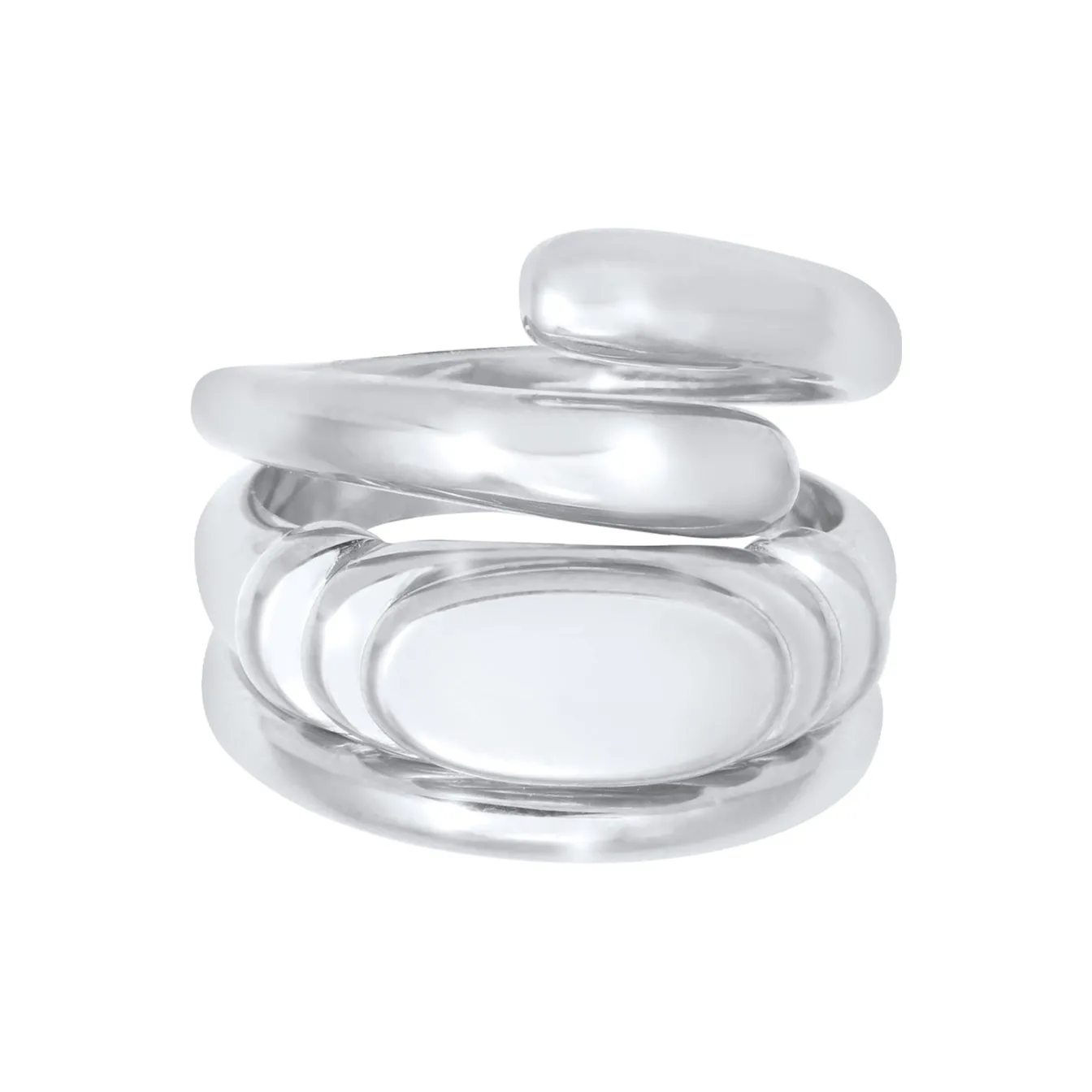 Elli "Ring 3er Set Statement< Ringe|Vergoldet