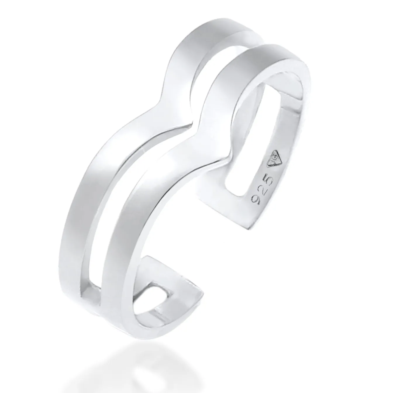 Elli "Ring Geo< Ringe|Silber