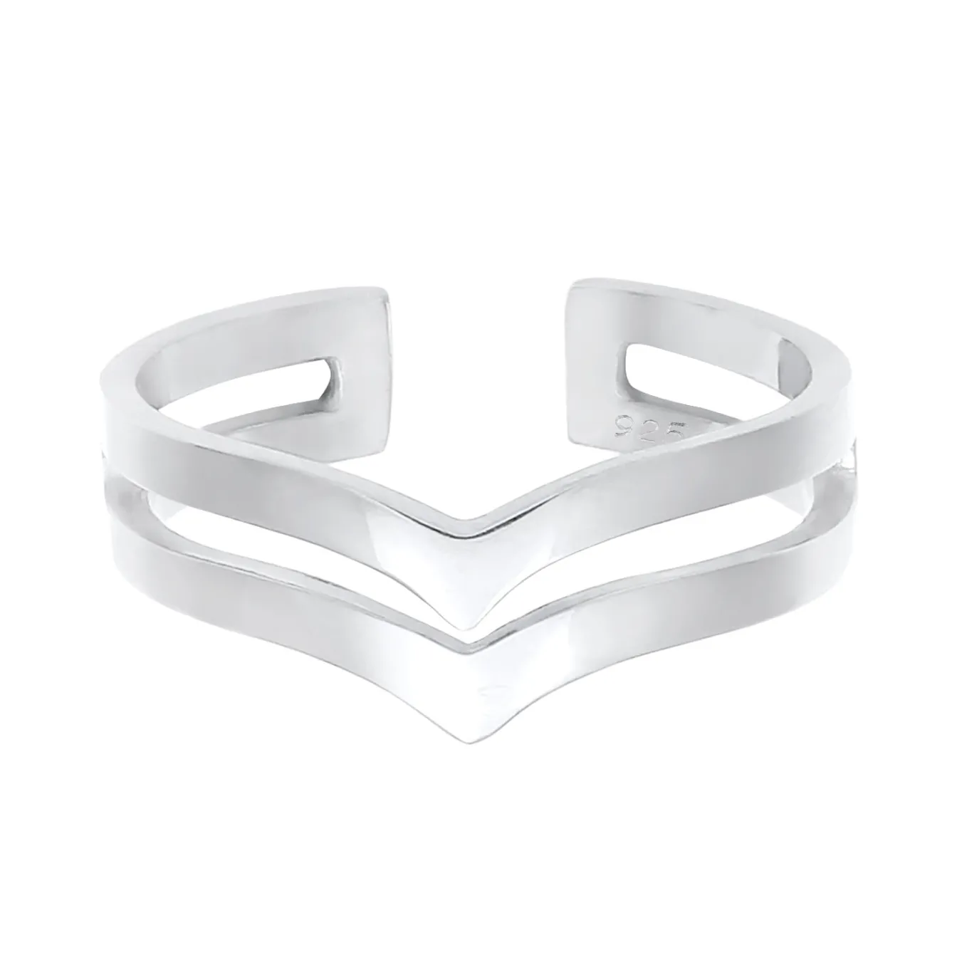 Elli "Ring Geo< Ringe|Silber