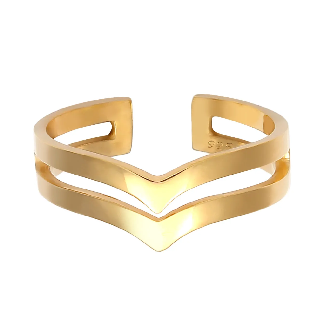 Elli "Ring Geo< Ringe|Silber