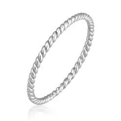 Elli "Ring Geo< Weissgold|Ringe
