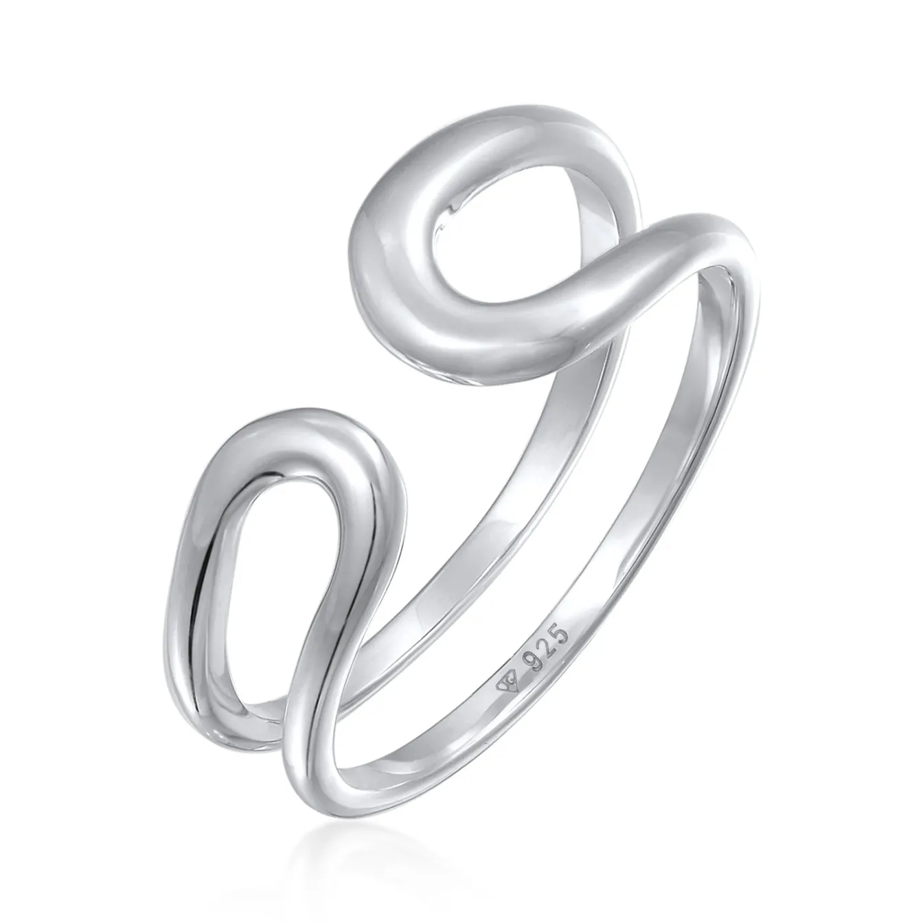 Elli "Ring Geo Offen< Ringe|Silber