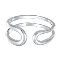 Elli "Ring Geo Offen< Ringe|Silber