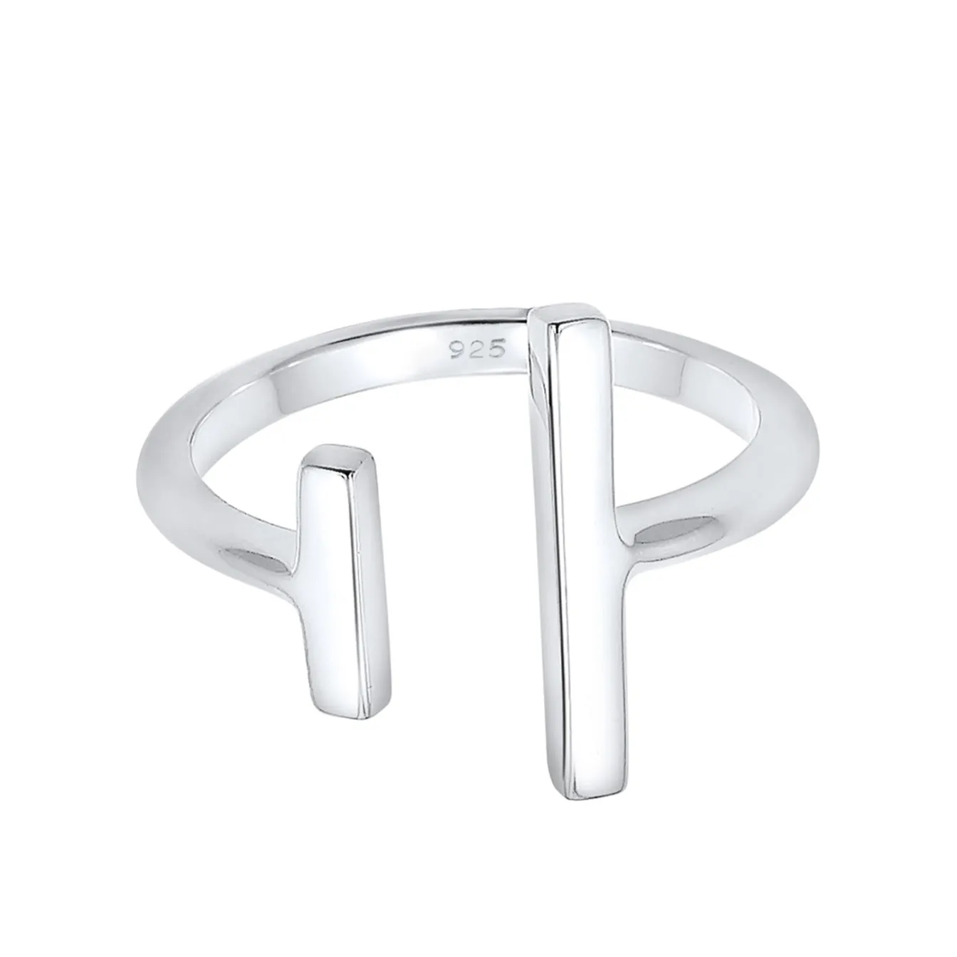 Elli "Ring Geo offen< Roségold|Ringe