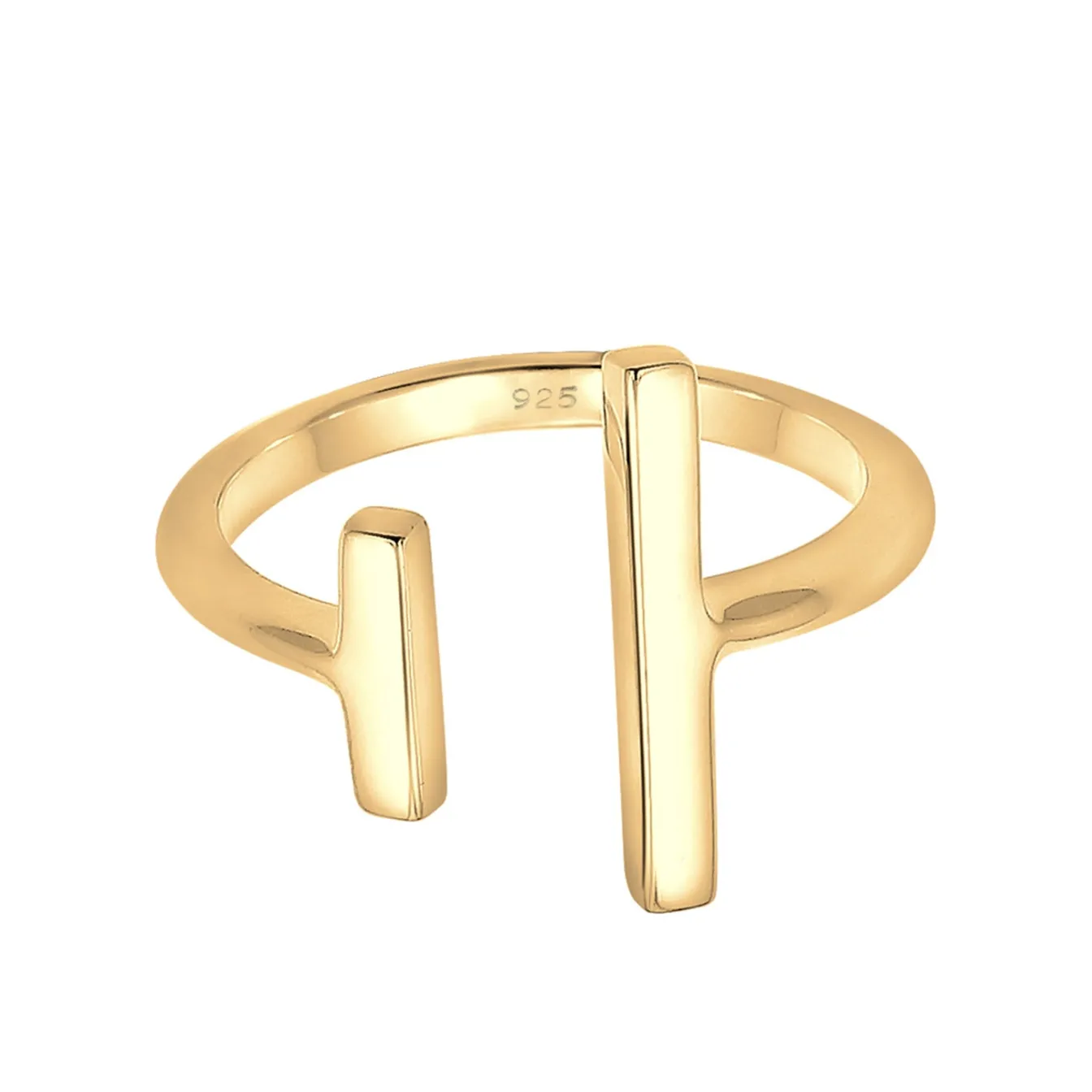 Elli "Ring Geo offen< Roségold|Ringe