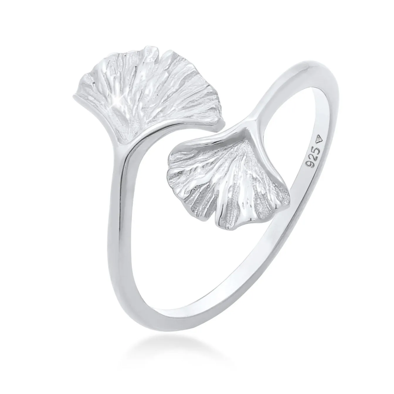Elli "Ring Ginkgo< Roségold|Symbol-schmuck