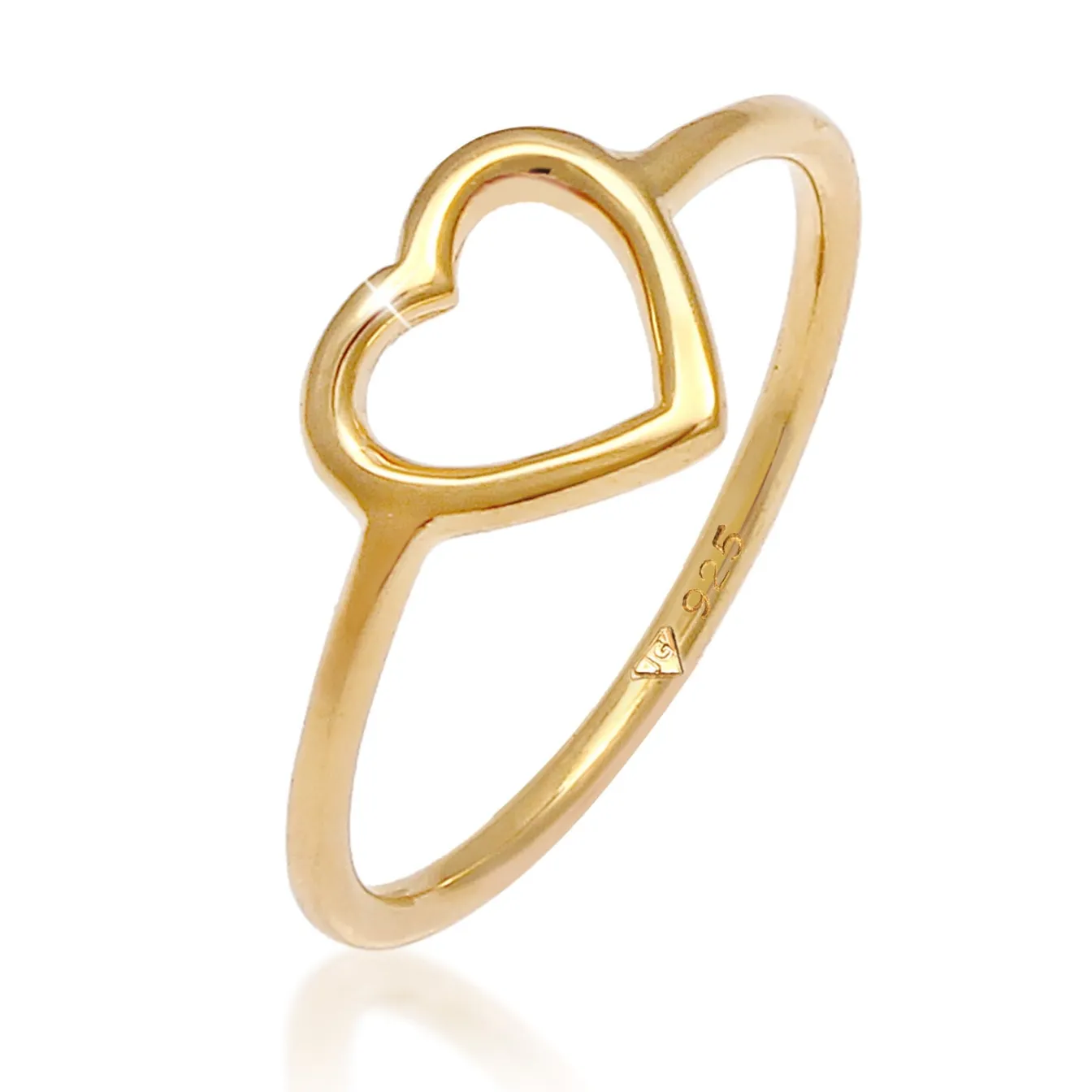 Elli "Ring Herz< Symbol-schmuck|Herz-schmuck