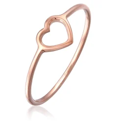 Elli "Ring Herz< Roségold|Symbol-schmuck
