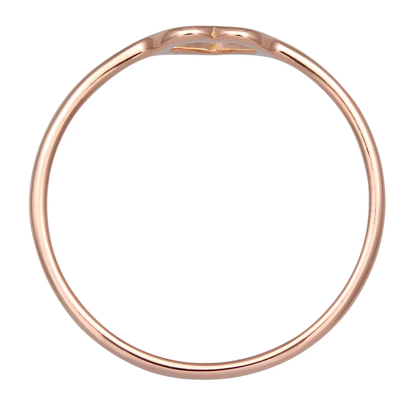 Elli "Ring Herz< Roségold|Symbol-schmuck