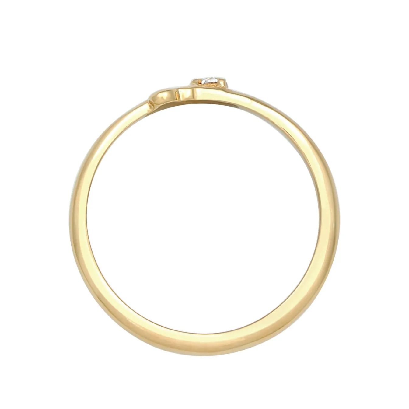 Elli "Ring Herz | Diamant ( Weiß, 0,03 ct )< Symbol-schmuck|Herz-schmuck