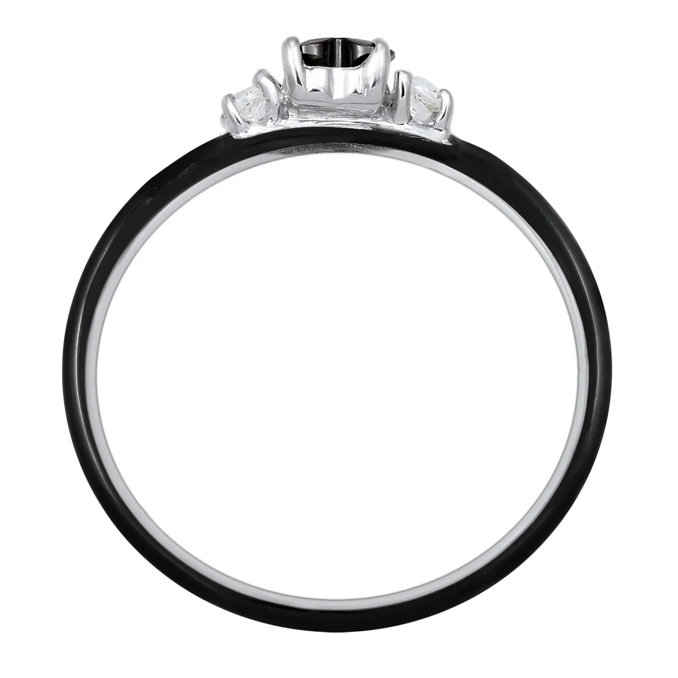 Elli "Ring Herz | Zirkonia & Emaille< Symbol-schmuck|Herz-schmuck