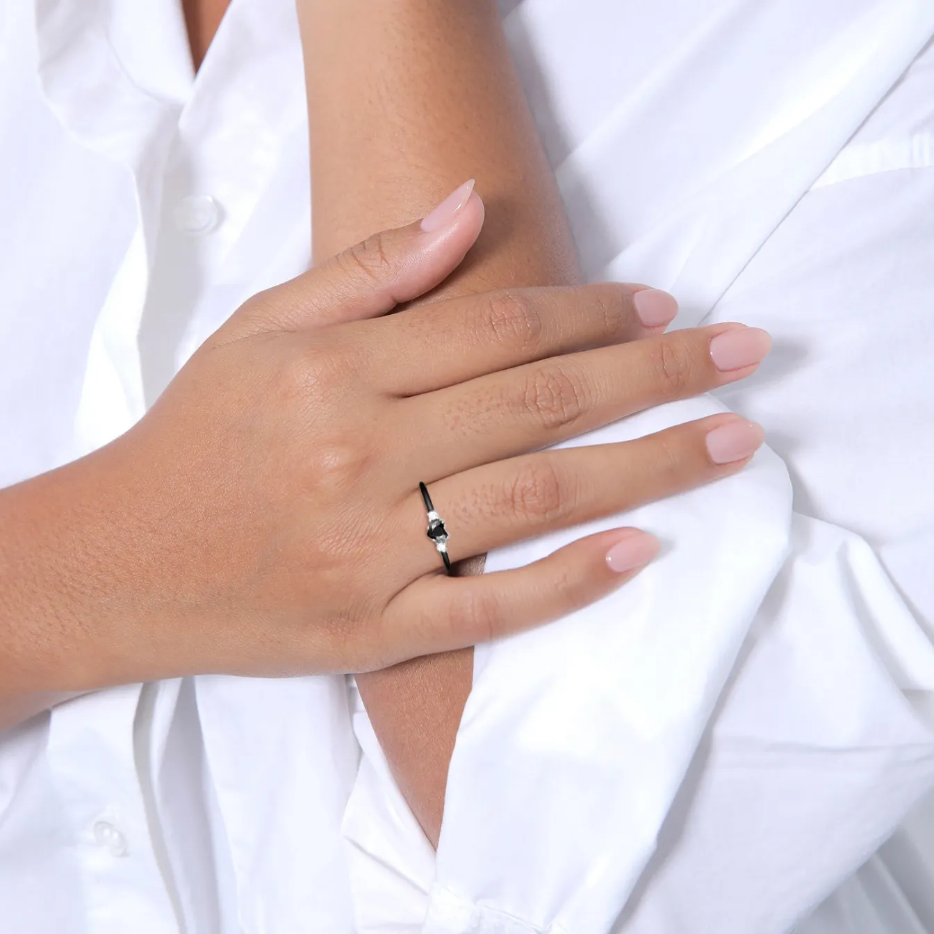 Elli "Ring Herz | Zirkonia & Emaille< Symbol-schmuck|Herz-schmuck