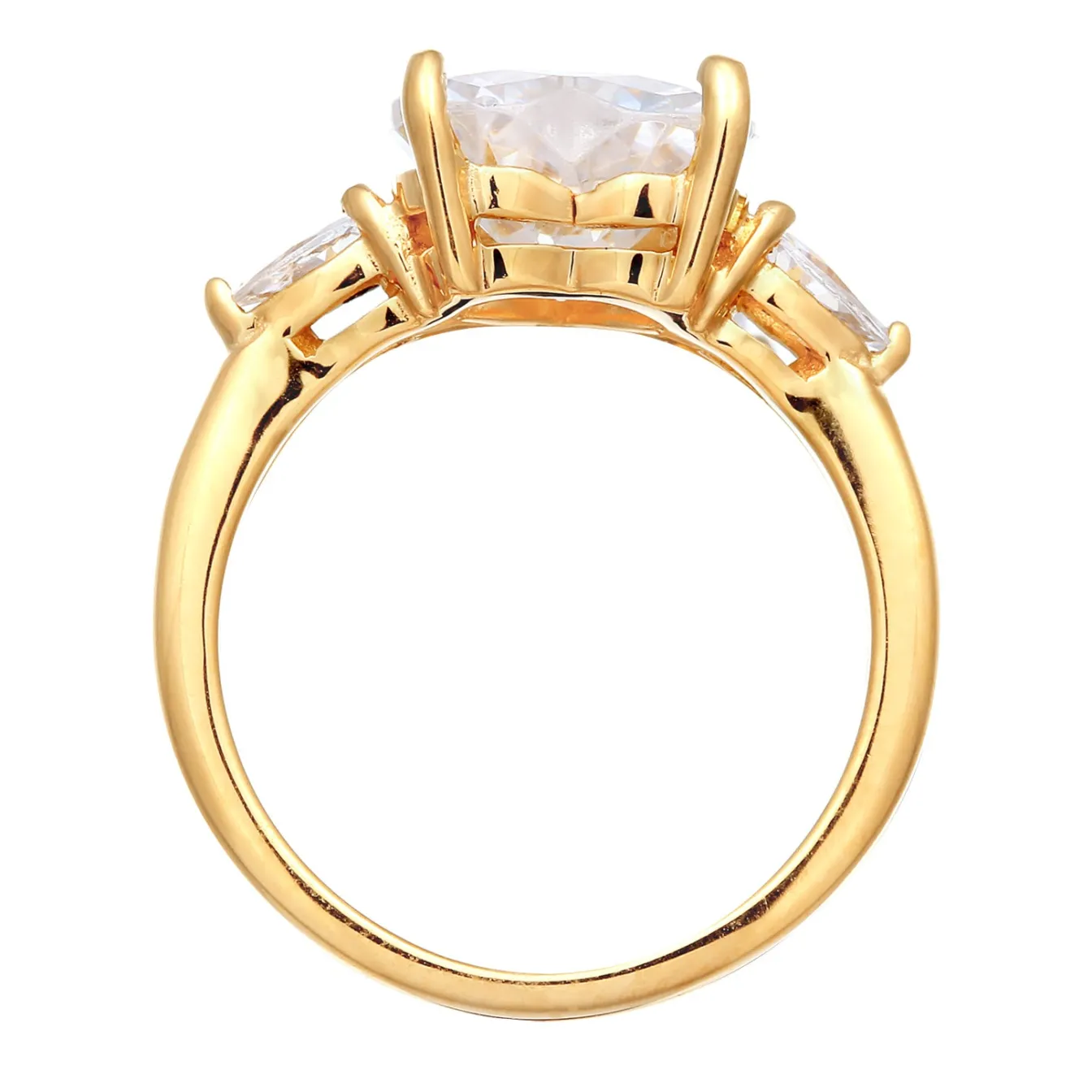 Elli "Ring Herz | Zirkonia (Weiß)< Symbol-schmuck|Herz-schmuck