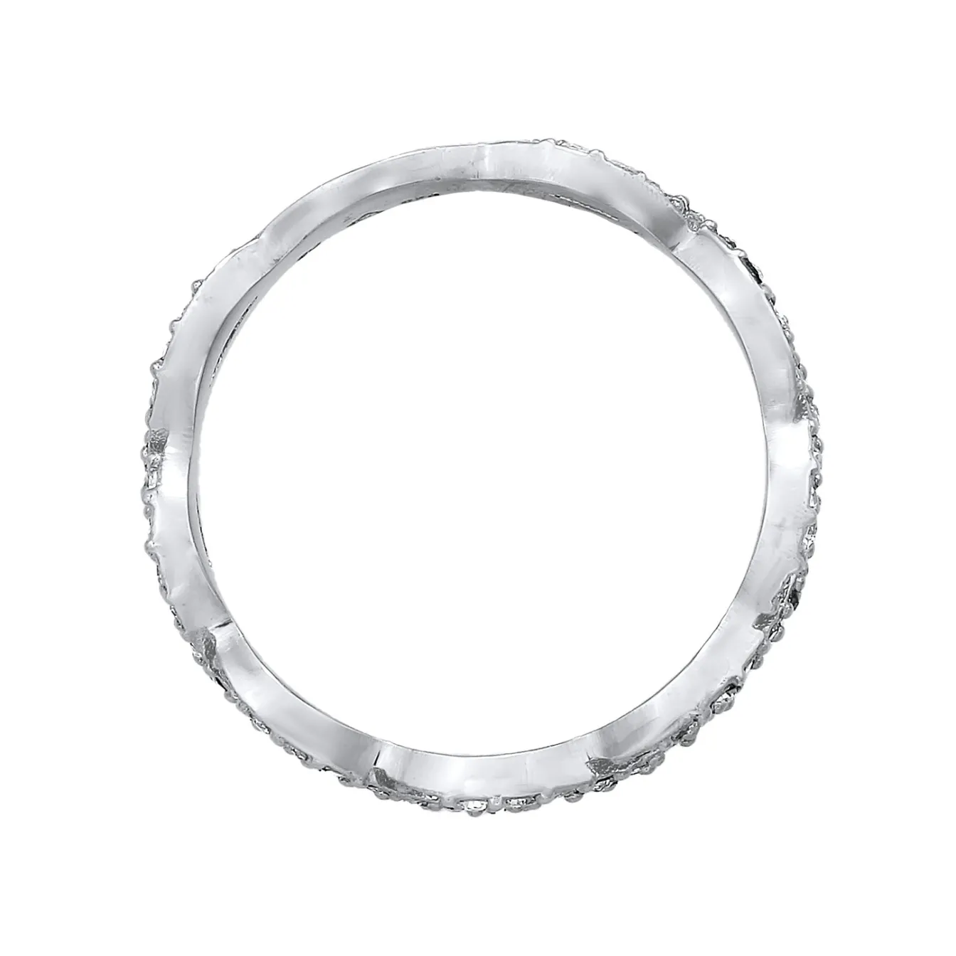 Elli "Ring Infinity | Kristall (Weiß)< Symbol-schmuck|Herz-schmuck