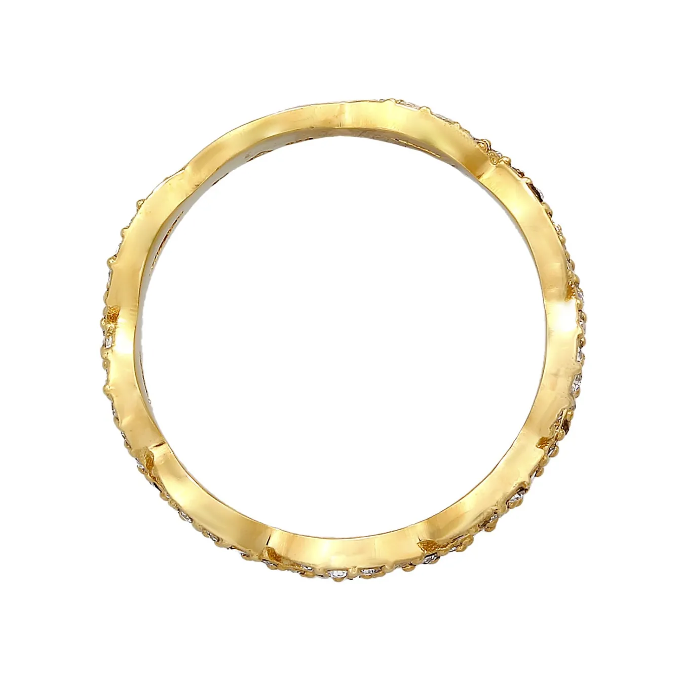 Elli "Ring Infinity | Kristall (Weiß)< Symbol-schmuck|Herz-schmuck