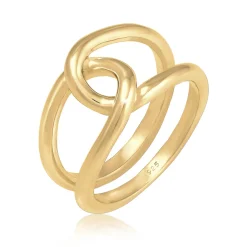 Elli "Ring Knoten< Ringe|Vergoldet
