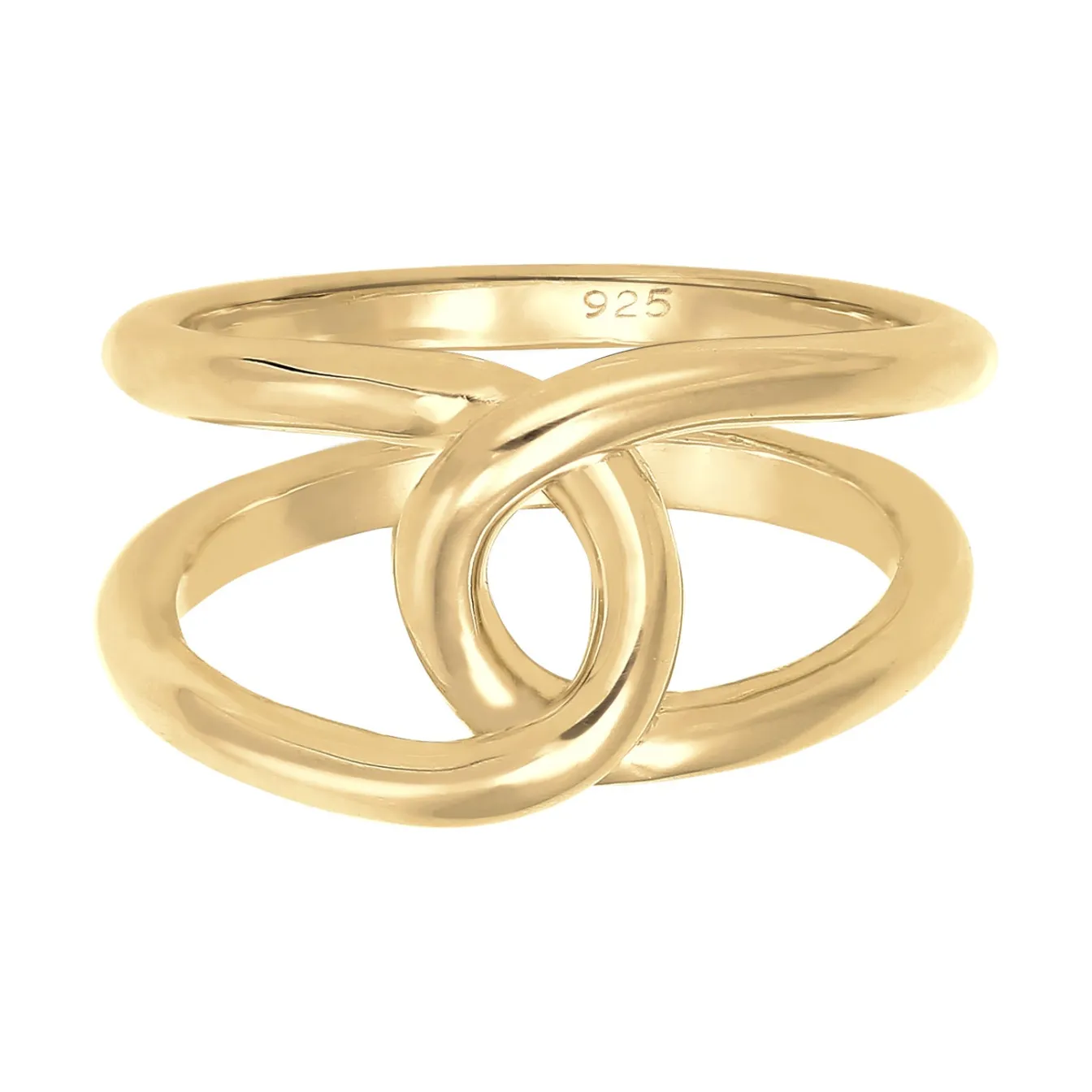Elli "Ring Knoten< Ringe|Vergoldet