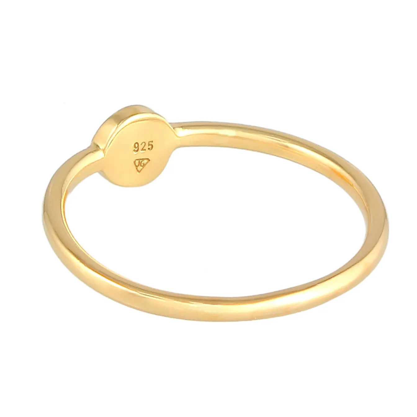 Elli "Ring Kreis< Ringe|Vergoldet