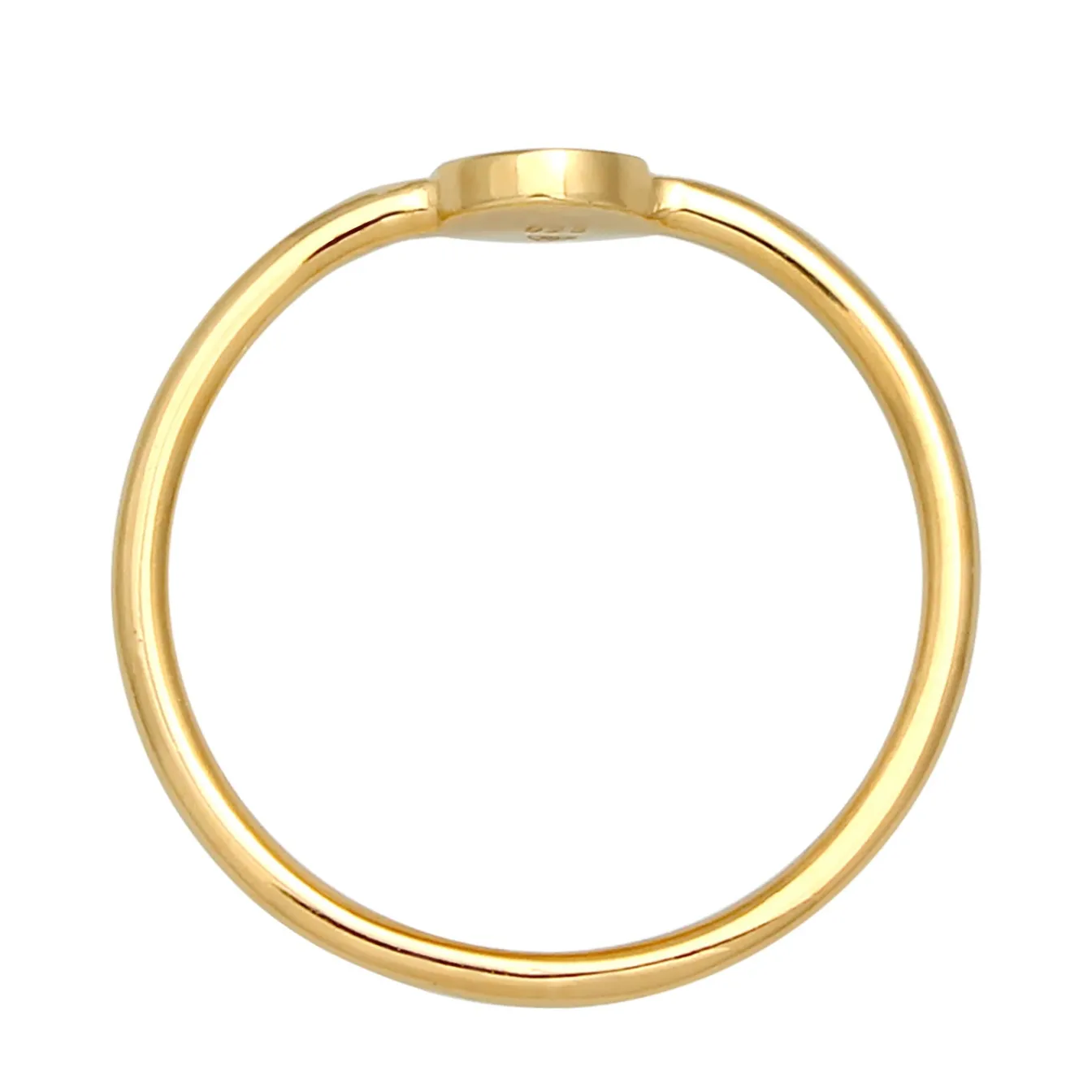 Elli "Ring Kreis< Ringe|Vergoldet