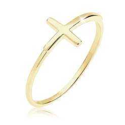 Elli "Ring Kreuz< Symbol-schmuck|Ringe