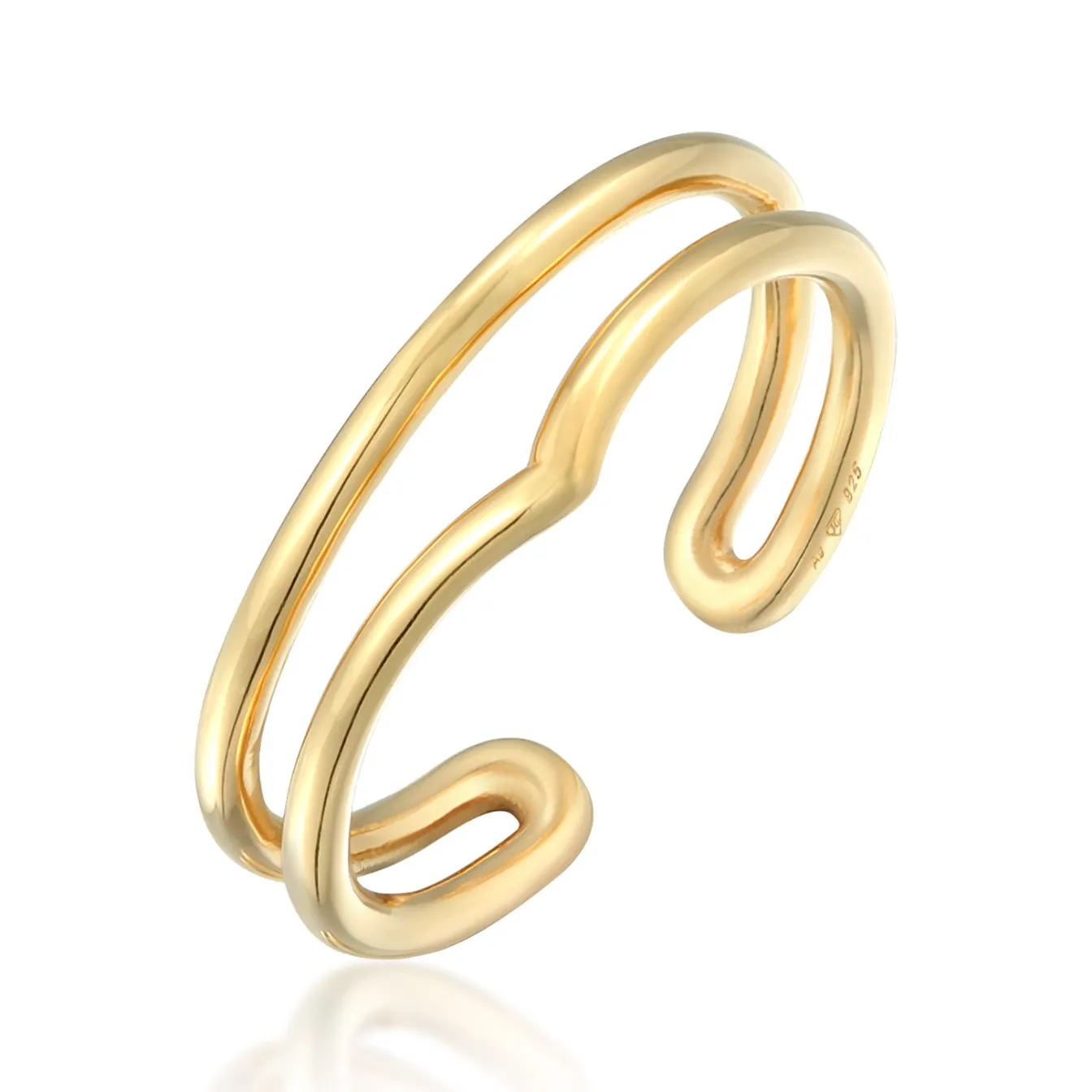 Elli "Ring Offen Geo< Ringe|Silber