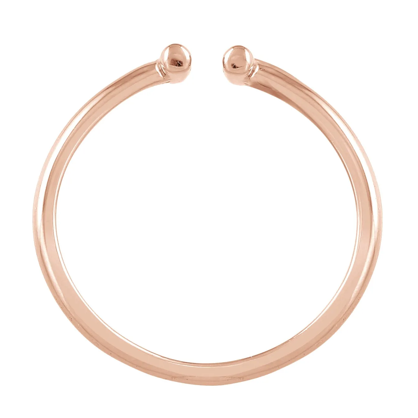 Elli "Ring Offen Geo< Roségold|Ringe