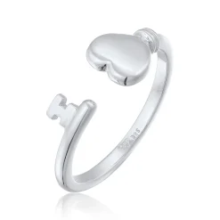 Elli "Ring Offen Herz< Symbol-schmuck|Herz-schmuck