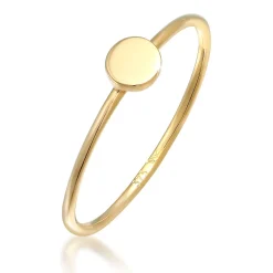 Elli "Ring Plättchen< Ringe|Echtgold