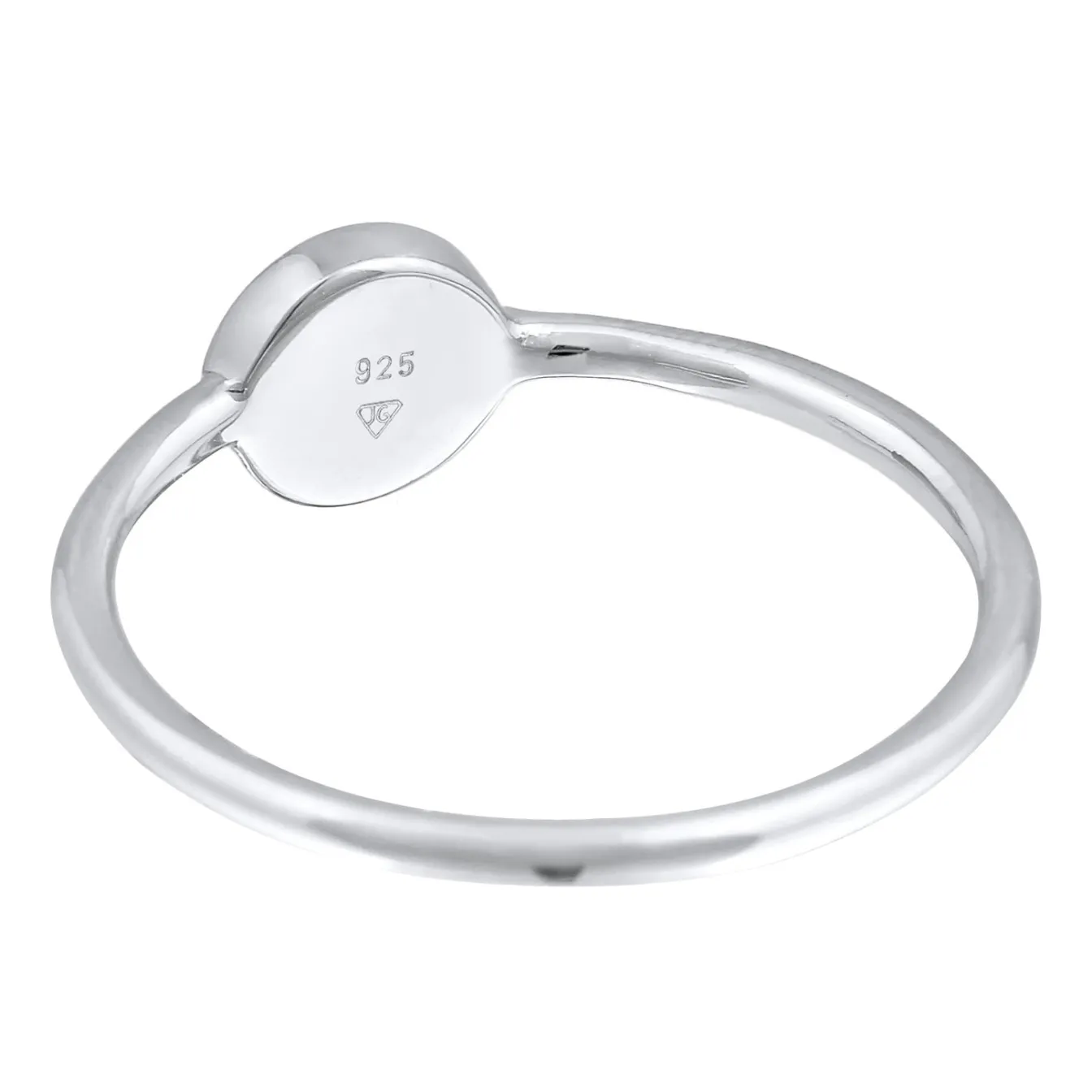 Elli "Ring Plättchen | Emaille< Ringe|Vergoldet