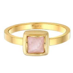 Elli "Ring Solitär | Quarz (Rosa)< Edelsteine|Ringe
