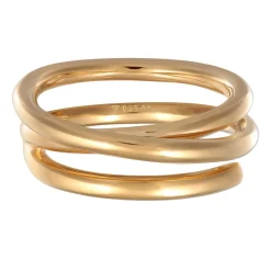 Elli "Ring Spiral-Design< Vergoldet|Ringe