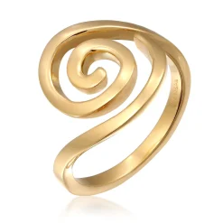 Elli "Ring Spirale< Vergoldet|Ringe