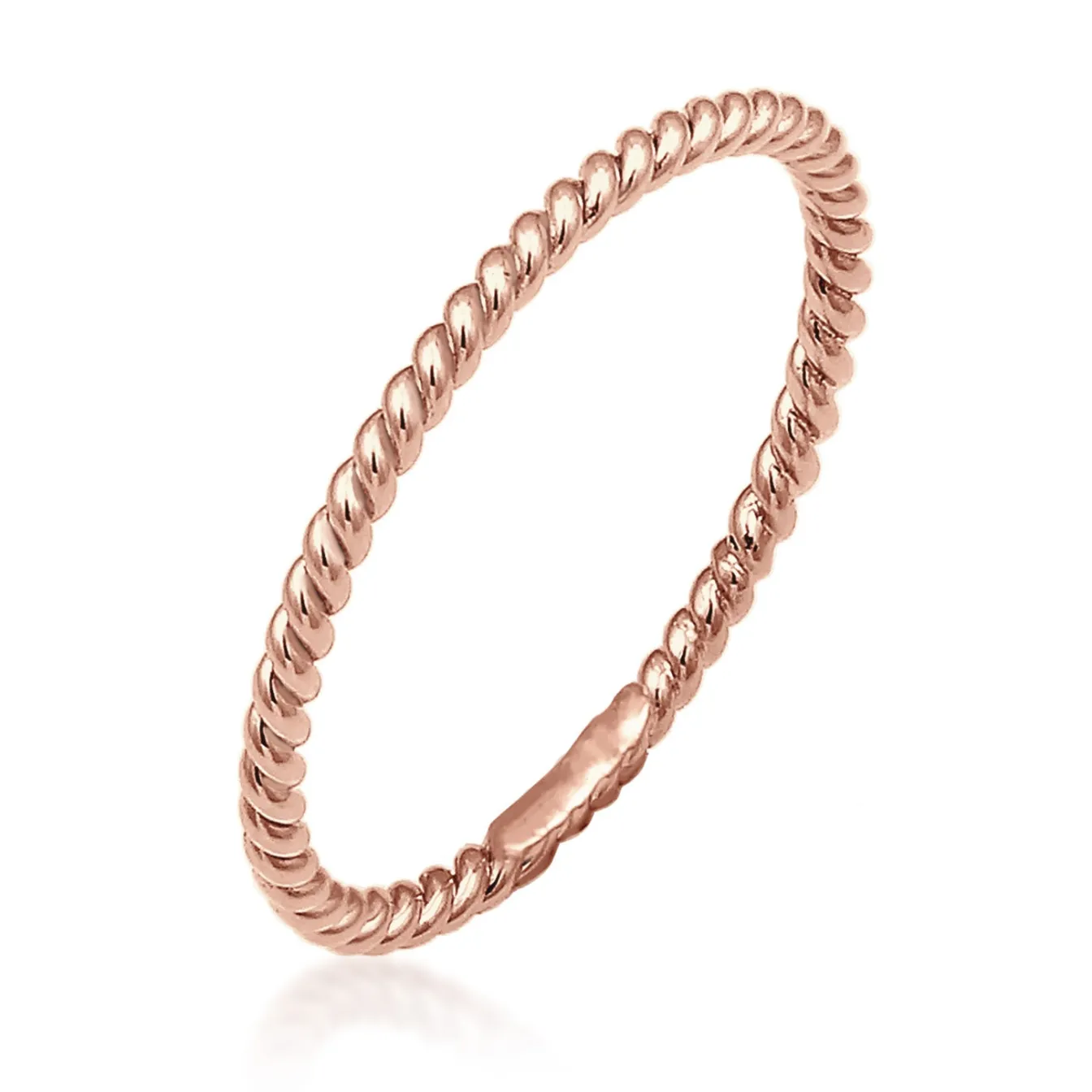 Elli "Ring Twisted< Roségold|Ringe