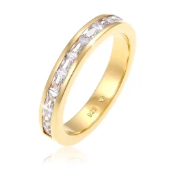 Elli "Ring Verlobungsring | Zirkonia ( Weiß )< Ringe|Silber
