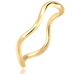 Elli "Ring Welle< Silber|Roségold