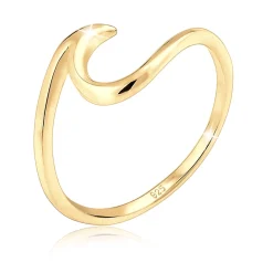 Elli "Ring Welle< Roségold|Symbol-schmuck