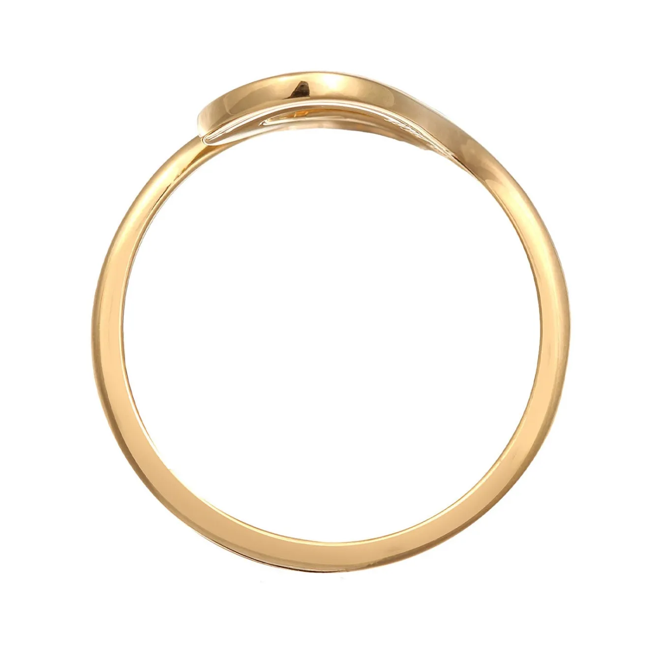 Elli "Ring Welle Organic< Vergoldet|Symbol-schmuck