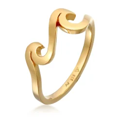 Elli "Ring Wellen< Symbol-schmuck|Ringe