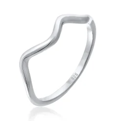 Elli "Ring Wellen Organic< Roségold|Symbol-schmuck