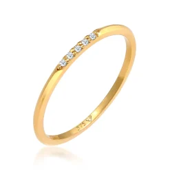 Elli "Ringset | Diamant ( Weiß, 0,025 ct )< Ringe|Echtgold