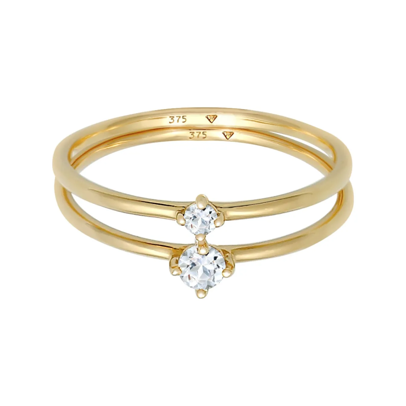 Elli "Ringset | Topas ( Weiß )< Letzte Chance|Ringe
