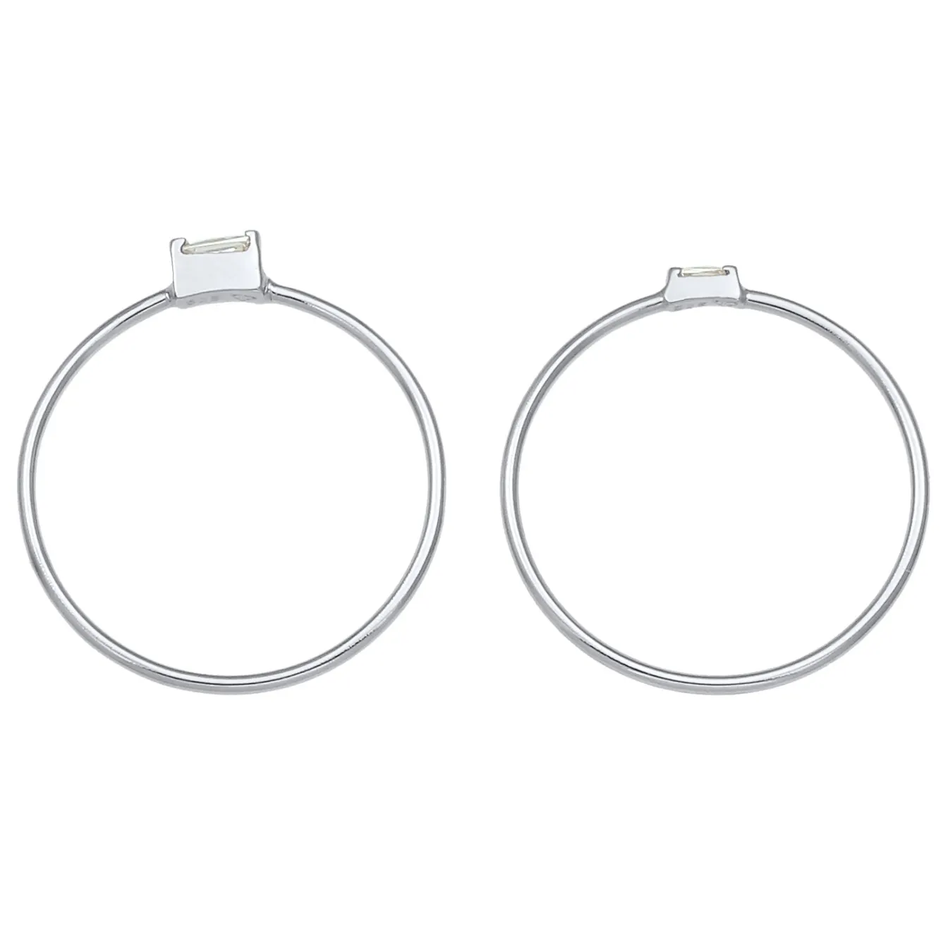Elli "Ringset | Zirkonia ( Weiß )< Ringe|Silber